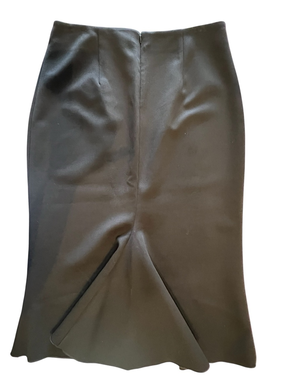 NICHOLAS Black Pencil Skirt With A Kick Pleat In The Back Size 10